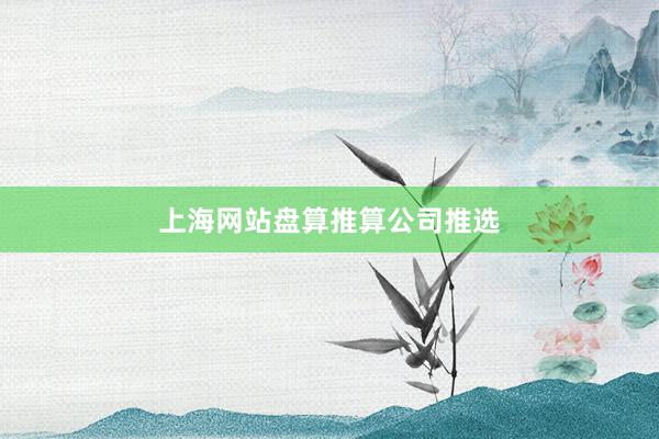 上海网站盘算推算公司推选